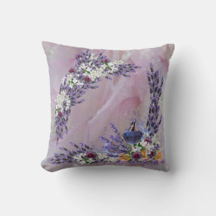 Tuberose & Lavender Blooms Cushion