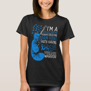 Tuberous Sclerosis Warrior Awareness Ribbon T-Shirt