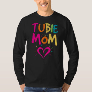 Tubie Mum Feeding Tube Gastrostomy Button Awarenes T-Shirt
