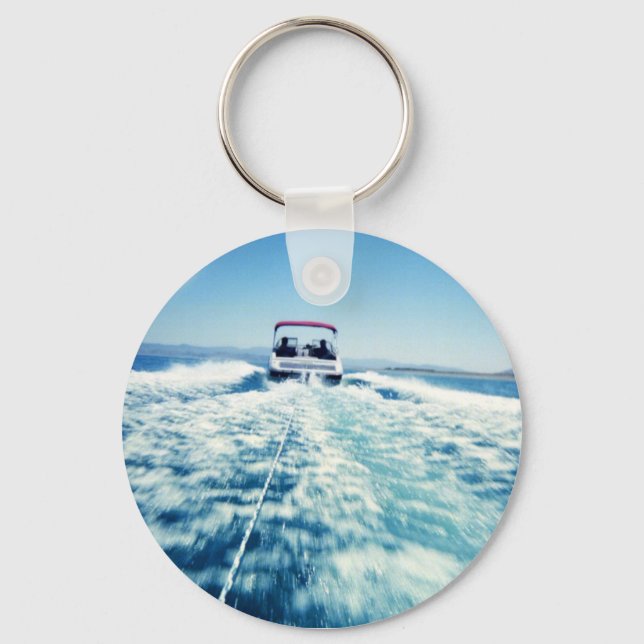 Tubing on Pyramid Lake Key Ring (Front)