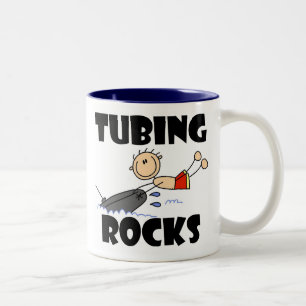 Tubing Rocks  Two-Tone Coffee Mug