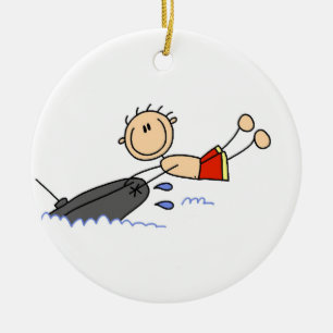 Tubing Stick Figure Ceramic Tree Decoration
