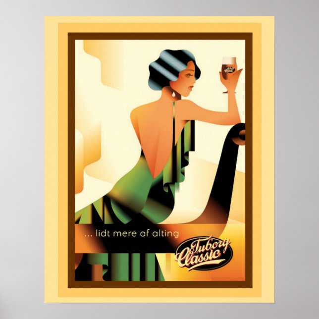 Tuborg Classic Advertisement Poster 16 x 20 (Front)