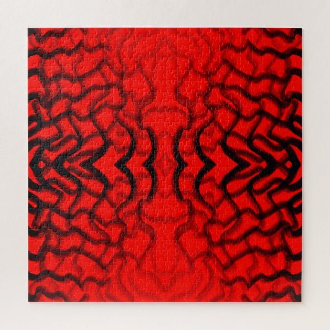 Tubular Black And Red Piping  Jigsaw Puzzle (Vertical)