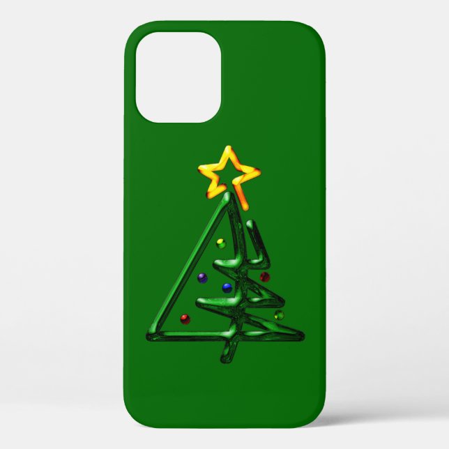 Tubular Chrome Christmas Tree Case-Mate iPhone Case (Back)