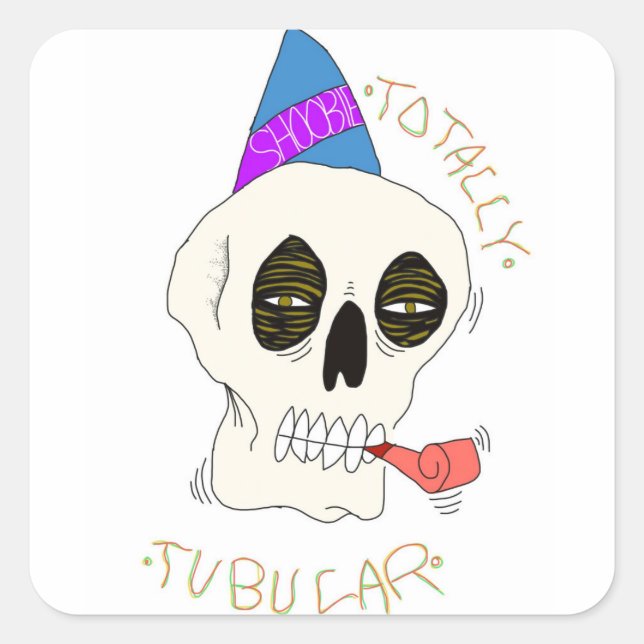 Tubular Square Sticker (Front)