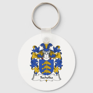 Tucholka Family Crest Key Ring