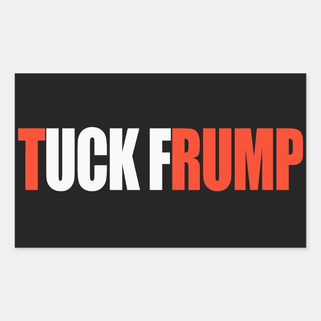 TUCK FRUMP - - .png Rectangular Sticker (Front)