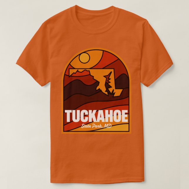 Tuckahoe State Park Maryland  T-Shirt (Design Front)