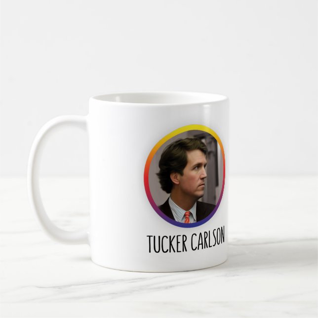 Tucker Carlson fans Mug (Left)