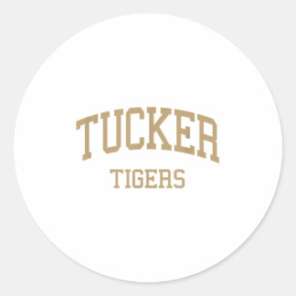 Tucker High School Hs Tucker Ga Retro Sports Classic Round Sticker