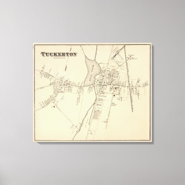 Tuckerton, New Jersey Canvas Print (Front)