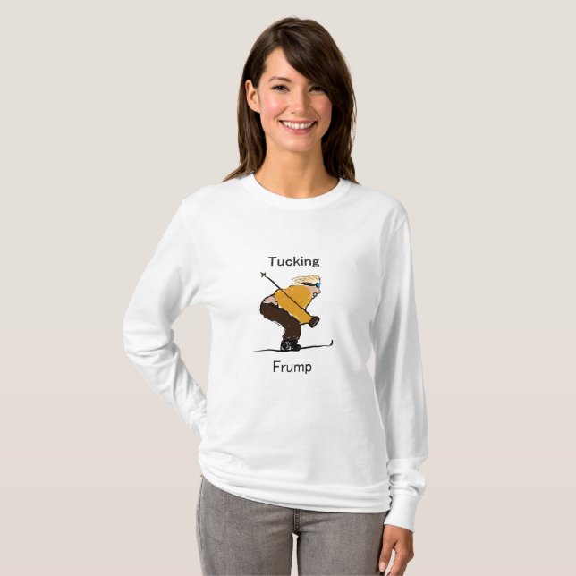 Tucking Frump Women's long sleeve T-shirt (Front Full)