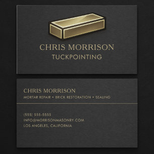 Tuckpointing Masonry Business Card