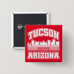 Tucson,Arizona 15 Cm Square Badge