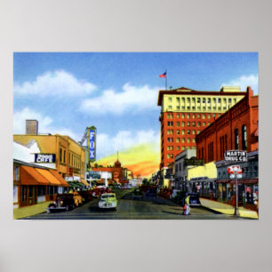 Tucson Arizona at Congress Street Poster