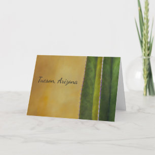 Tucson Arizona cactus Card