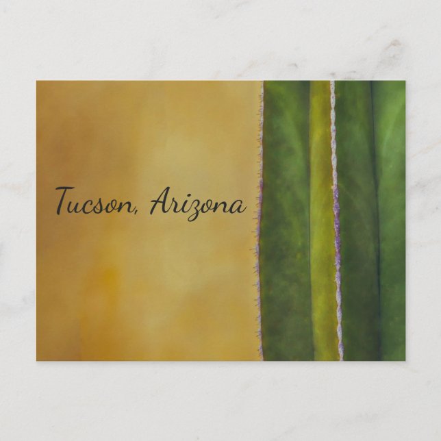 Tucson Arizona cactus Postcard (Front)
