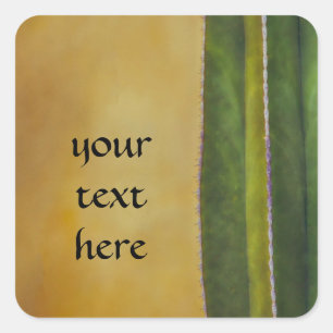Tucson Arizona cactus Square Sticker
