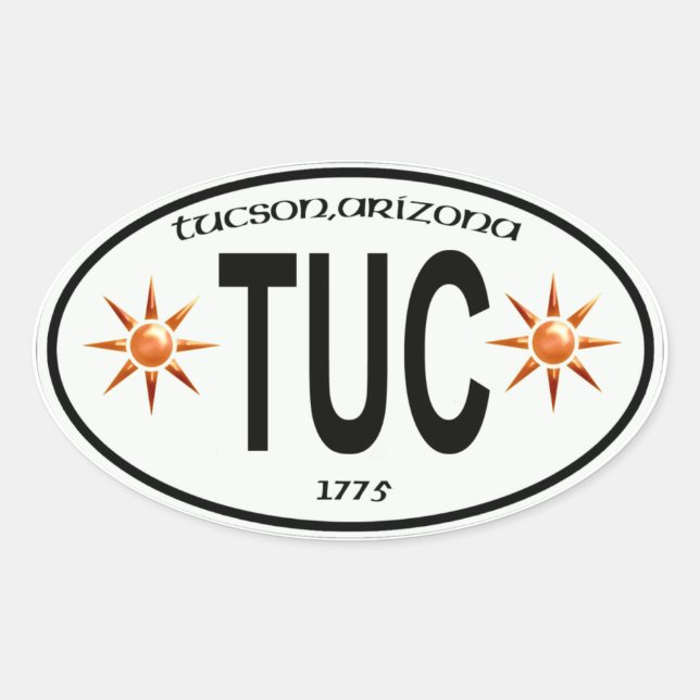 tucson arizona city tag (Front)