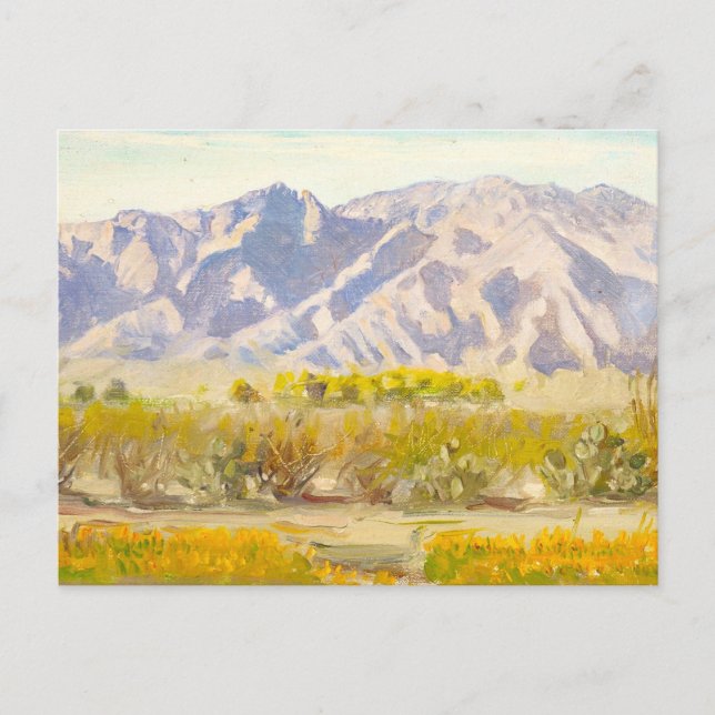 Tucson Arizona Landscape with Mountains Postcard (Front)