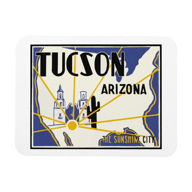 Tucson Arizona Magnet (Horizontal)