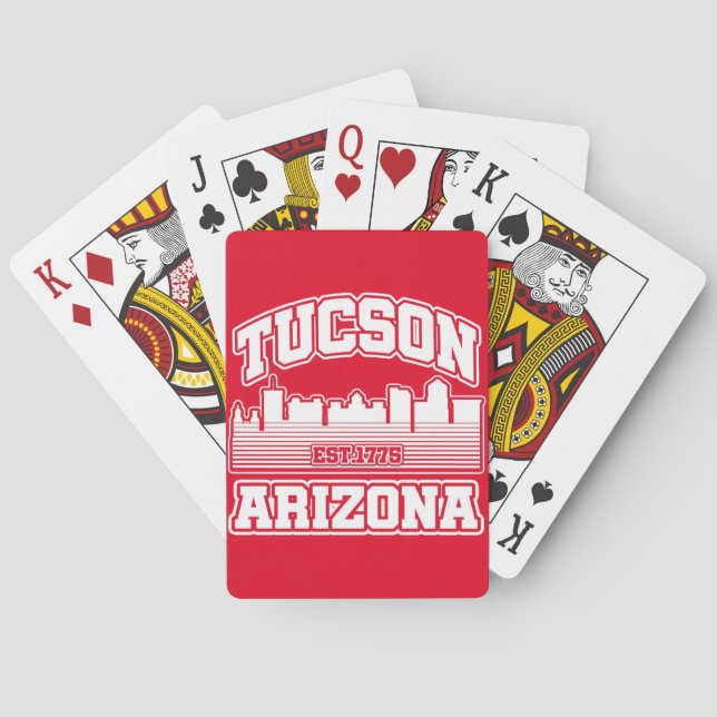 Tucson,Arizona Playing Cards (Back)