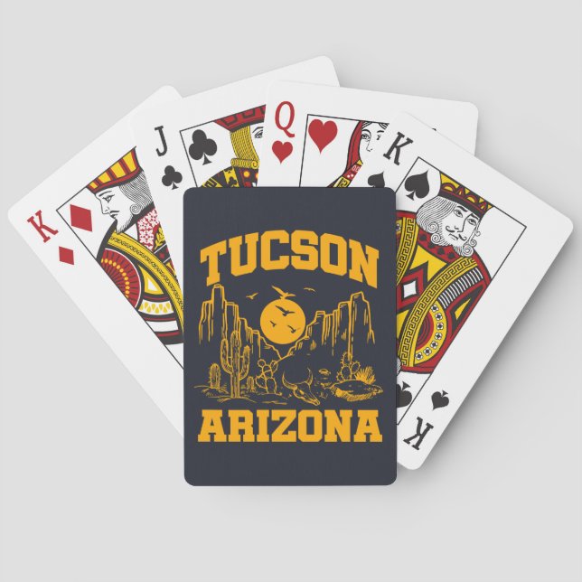 Tucson,Arizona Playing Cards (Back)