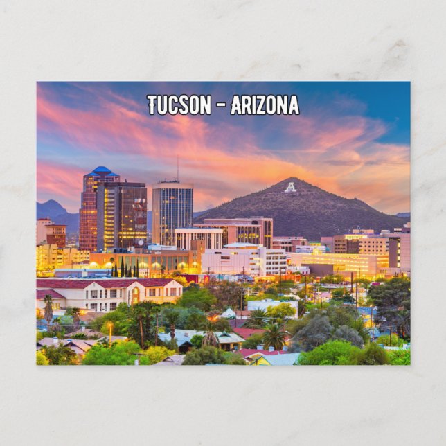 Tucson Arizona Postcard (Front)