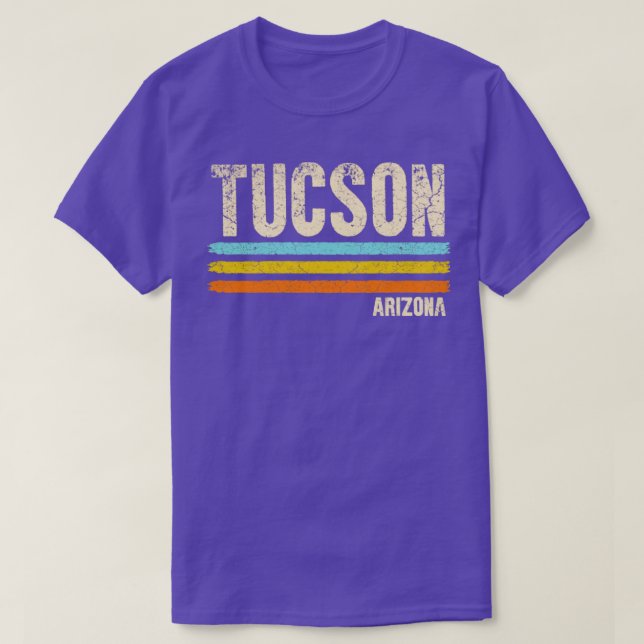 Tucson Arizona Retro T-Shirt (Design Front)