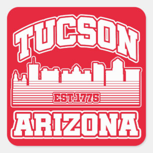 Tucson,Arizona Square Sticker