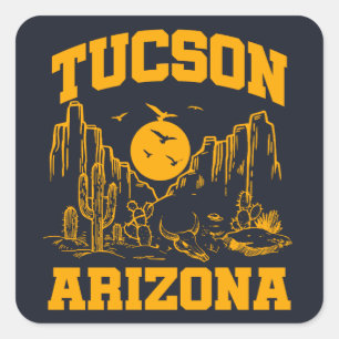 Tucson,Arizona Square Sticker