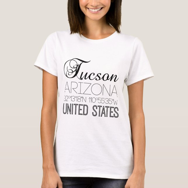 Tucson, Arizona, United States elegant T-Shirt (Front)