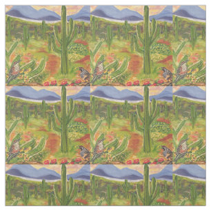 TUCSON, SOUTHWESTERN ART FABRIC