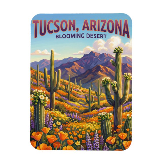 Tucson USA Magnet (Vertical)