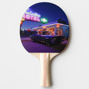 Tucumcari, New Mexico, United States. Route 66 2 Ping Pong Paddle