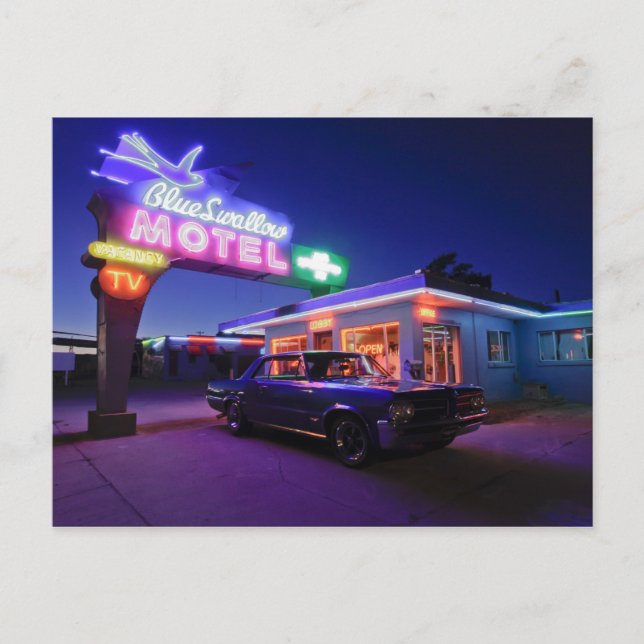 Tucumcari, New Mexico, United States. Route 66 2 Postcard (Front)