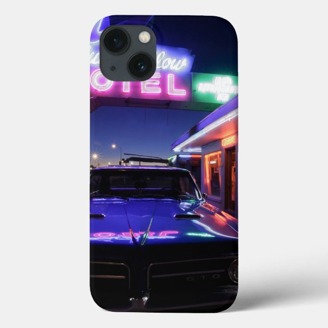 Tucumcari, New Mexico, United States. Route 66 Case-Mate iPhone Case (Back)