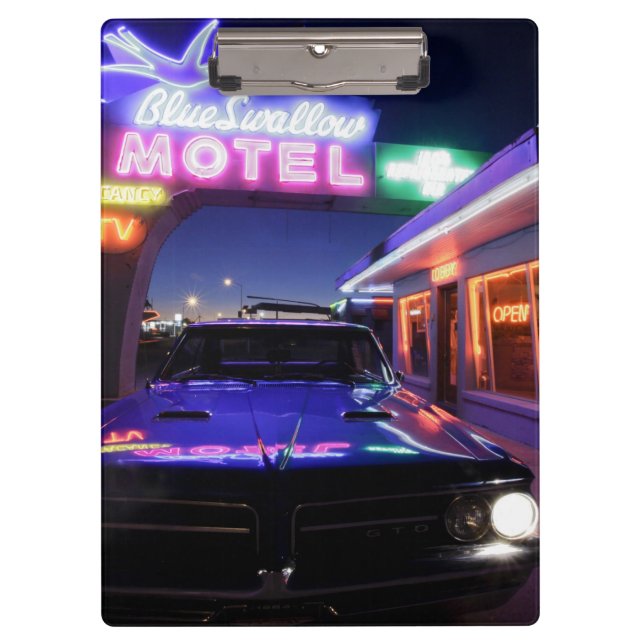 Tucumcari, New Mexico, United States. Route 66 Clipboard (Front)