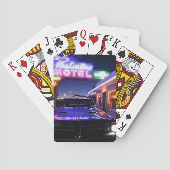 Tucumcari, New Mexico, United States. Route 66 Playing Cards (Back)