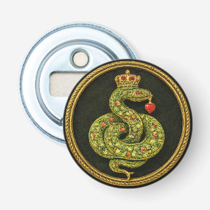 Tudor Elizabethan Serpent Design Bejewelled ruby Bottle Opener