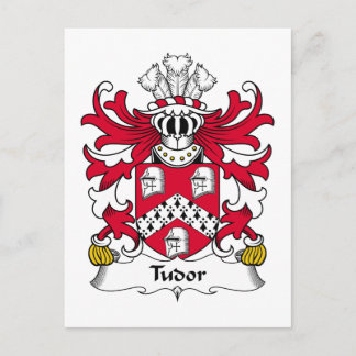 Tudor Family Crest Postcard