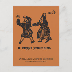 Tudor Hammer Time Postcard