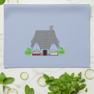 Tudor Home Tea Towel