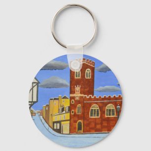 Tudor House in Exeter Key Ring