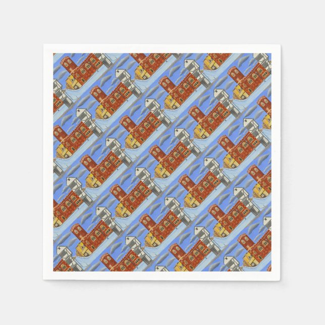 Tudor House in Exeter Napkin (Front)