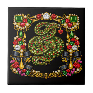 Tudor Inspired Design Scottish Scotland History  Tile