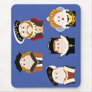 Tudor Monarchs Mouse Pad