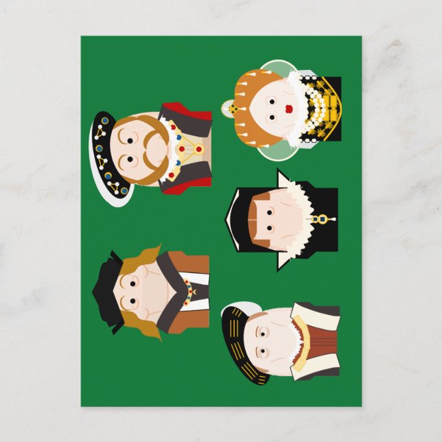 Tudor Monarchs postcard (Front)