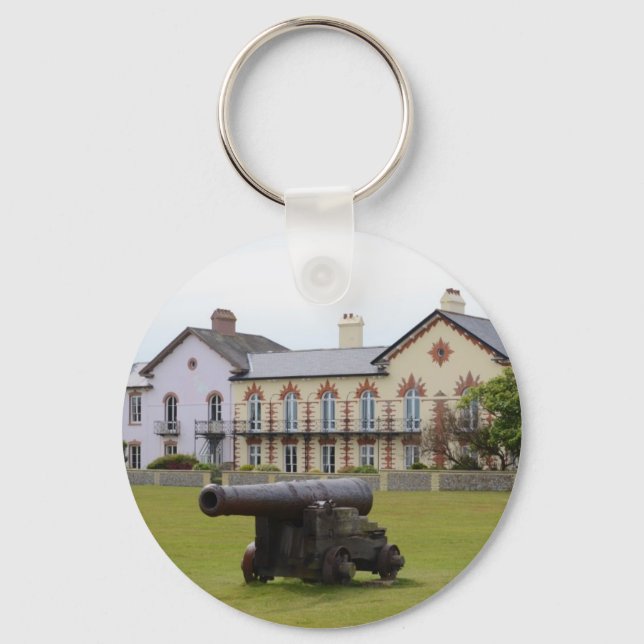Tudor Rose Cannon Key Ring (Front)